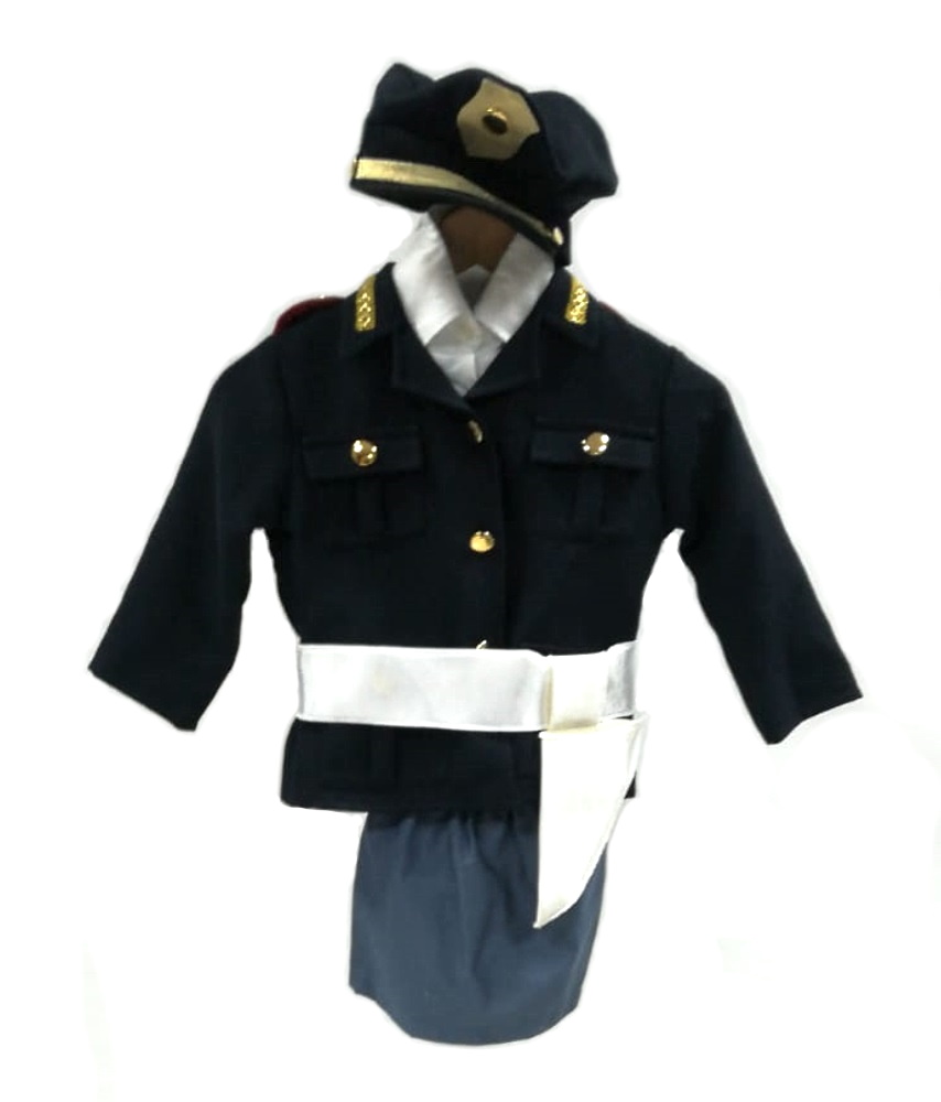 19009 Vestito di Carnevale Poliziotta TG 3