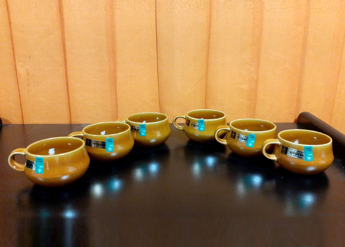Set di 6 tazze Ceramiche Franco Pozzi