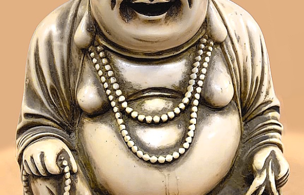 38348 Statua di Buddha sorridente