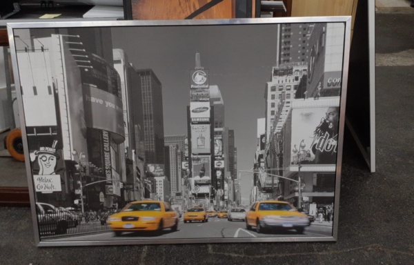 41997 Quadro New York con macchine gialle