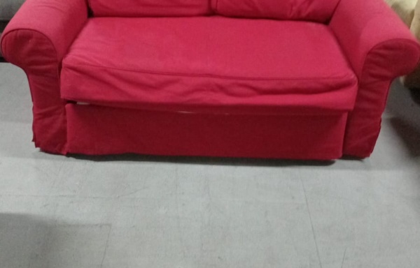 43401 Divano letto rosso Ikea